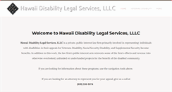 Desktop Screenshot of hawaiidisabilitylegal.com